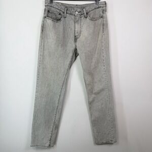 Levi's 511 Slim Fit Jeans Mens 33x32 Gray Wash Denim Levi's Premium WaterLess